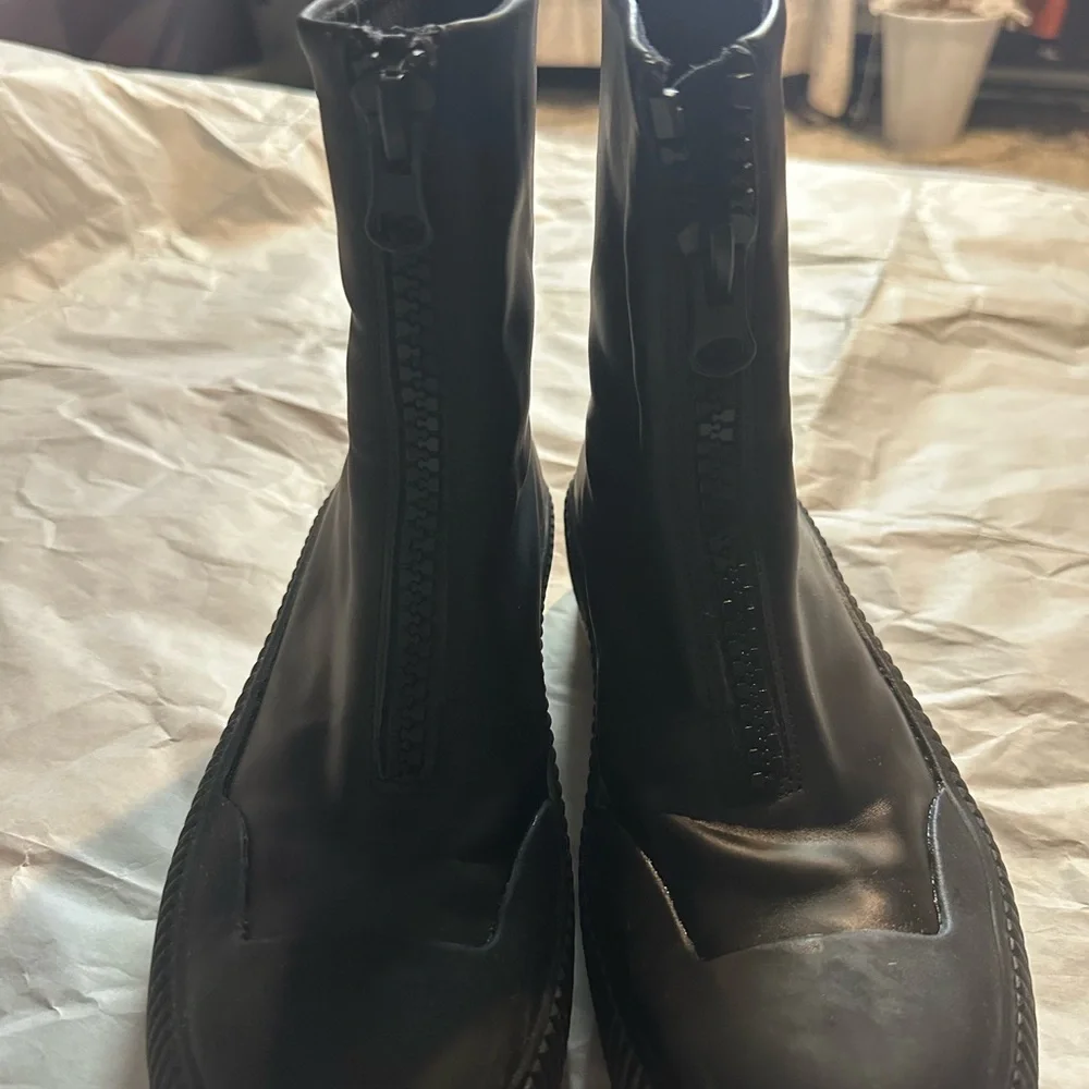 Zara Black Men's Rain Boots